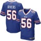 Men Nike Buffalo Bills &56 Keith Rivers Elite Royal Blue Team Color NFL Jersey
