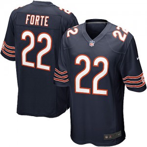 Jeunes Bears de Chicago Nike # 22 mat Forte Élite bleu marine équipe couleur NFL Maillot Magasin