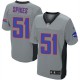 Men Nike Buffalo Bills &51 Brandon Spikes Elite Grey Shadow NFL Jersey