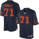 Youth Nike Chicago Bears &71 Israel Idonije Elite Navy Blue 1940s Throwback Alternate NFL Jersey