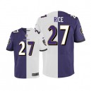 Men Nike Baltimore Ravens &27 Ray Rice Elite Team/Road Two Tone NFL Jersey