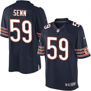 Jeunes Bears de Chicago Nike # Jordan 59 Senn Élite bleu marine équipe couleur NFL Maillot Magasin Jeunes Bears de Chicago Nike # Jordan 59 Senn Élite bleu marine équipe couleur NFL Maillot Magasin