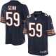 Youth Nike Chicago Bears &59 Jordan Senn Elite Navy Blue Team Color NFL Jersey