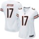 Women Nike Chicago Bears &17 Alshon Jeffery Elite White NFL Jersey