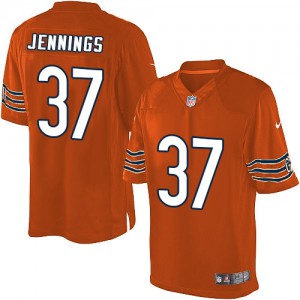 Jeunes Bears de Chicago Nike # 37 M.D. Jennings élite NFL de rechange Orange Maillot Magasin