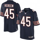 Youth Nike Chicago Bears &45 Brock Vereen Elite Navy Blue Team Color NFL Jersey