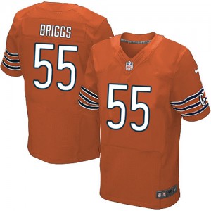 Hommes Nike Chicago Bears # 55 Lance Briggs élite Orange alternent NFL Maillot Magasin