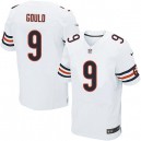 Men Nike Chicago Bears &9 Robbie Gould Elite White NFL Jersey