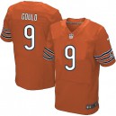 Men Nike Chicago Bears &9 Robbie Gould Elite Orange Alternate NFL Jersey
