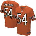 Men Nike Chicago Bears &54 Brian Urlacher Elite Orange Alternate NFL Jersey