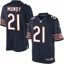 Youth Nike Chicago Bears &21 Ryan Mundy Elite Navy Blue Team Color NFL Jersey