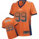 Women Nike Chicago Bears &99 Lamarr Houston Elite Orange Drift Fashion NFL Jersey
