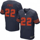 Men Nike Chicago Bears &22 Matt Forte Elite Navy Blue 1940s Throwback Alternate NFL Jersey
