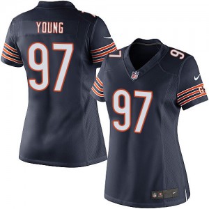 Femmes Nike Chicago Bears # 97 Willie Young élite bleu marine équipe NFL Maillot Magasin de couleur Femmes Nike Chicago Bears # 97 Willie Young élite bleu marine équipe NFL Maillot Magasin de couleur