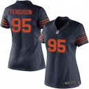 Women Nike Chicago Bears &95 Ego Ferguson Elite Navy Blue 1940s Throwback Alternate NFL Jersey