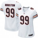 Women Nike Chicago Bears &99 Lamarr Houston Elite White NFL Jersey
