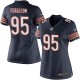 Women Nike Chicago Bears &95 Ego Ferguson Elite Navy Blue Team Color NFL Jersey