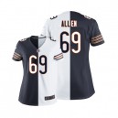 Women Nike Chicago Bears &69 Jared Allen Elite Team/Road Two Tone NFL Jersey
