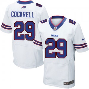 Hommes Nike Bills de Buffalo # 29 Ross Cockrell Élite blanc NFL Maillot Magasin