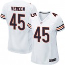 Women Nike Chicago Bears &45 Brock Vereen Elite White NFL Jersey