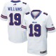 Men Nike Buffalo Bills &19 Mike Williams Elite White NFL Jersey