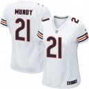 Women Nike Chicago Bears &21 Ryan Mundy Elite White NFL Jersey