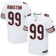Men Nike Chicago Bears &99 Lamarr Houston Elite White NFL Jersey
