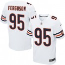 Men Nike Chicago Bears &95 Ego Ferguson Elite White NFL Jersey
