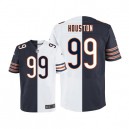 Men Nike Chicago Bears &99 Lamarr Houston Elite Team/Road Two Tone NFL Jersey