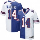 Men Nike Buffalo Bills &14 Sammy Watkins Elite Team/Road Two Tone NFL Jersey