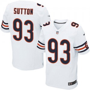 Hommes Nike Chicago Bears # 93 sera Sutton élite blanc NFL Maillot Magasin