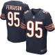 Men Nike Chicago Bears &95 Ego Ferguson Elite Navy Blue Team Color NFL Jersey