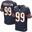 Men Nike Chicago Bears &99 Lamarr Houston Elite Navy Blue Team Color NFL Jersey