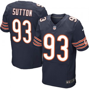 Hommes Nike Chicago Bears # 93 volonté Sutton Élite bleu marine équipe NFL Maillot Magasin de couleur