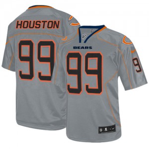 Hommes Nike Chicago Bears # 99 Lamarr Houston élite Lights Out gris NFL Maillot Magasin