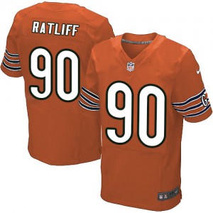 Hommes Nike Chicago Bears # 90 Jay Ratliff Élite Orange alternent NFL Maillot Magasin
