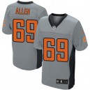 Men Nike Chicago Bears &69 Jared Allen Elite Grey Shadow NFL Jersey