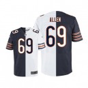 Men Nike Chicago Bears &69 Jared Allen Elite Team/Road Two Tone NFL Jersey