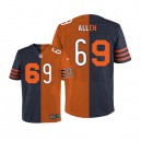 Men Nike Chicago Bears &69 Jared Allen Elite Alternate/1940s Two Tone NFL Jersey