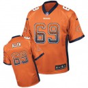 Men Nike Chicago Bears &69 Jared Allen Elite Orange Drift Fashion NFL Jersey