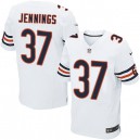 Men Nike Chicago Bears &37 M.D. Jennings Elite White NFL Jersey