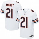 Men Nike Chicago Bears &21 Ryan Mundy Elite White NFL Jersey