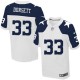 Hommes Nike Dallas Cowboys # 33 Tony Dorsett Élite Throwback remplaçant NFL maillot de blanc