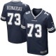 Men Nike Dallas Cowboys &73 Mackenzy Bernadeau Elite Navy Blue Team Color NFL Jersey