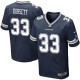 Hommes Nike Dallas Cowboys # 33 Tony Dorsett Élite bleu marine équipe NFL Maillot Magasin de couleur