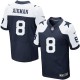 Hommes Nike Dallas Cowboys # 8 Troy Aikman Élite bleu marine Throwback alternent NFL Maillot Magasin