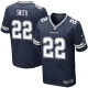 Men Nike Dallas Cowboys &22 Emmitt Smith Elite Navy Blue Team Color NFL Jersey