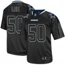 Men Nike Dallas Cowboys &50 Sean Lee Elite Lights Out Black NFL Jersey