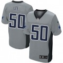 Men Nike Dallas Cowboys &50 Sean Lee Elite Grey Shadow NFL Jersey