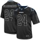 Men Nike Dallas Cowboys &24 Morris Claiborne Elite Lights Out Black NFL Jersey